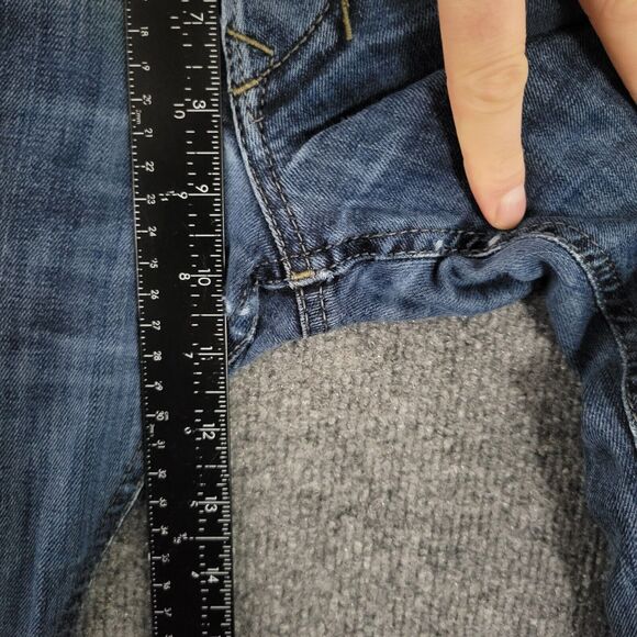 DIESEL SAFADO Slim Straight Button Fly Denim Blue Jeans SIZE 32x32 ACTUAL 33x32 - Picture 14 of 15